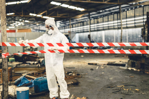 Professional Biohazard technician working in Paris, MO